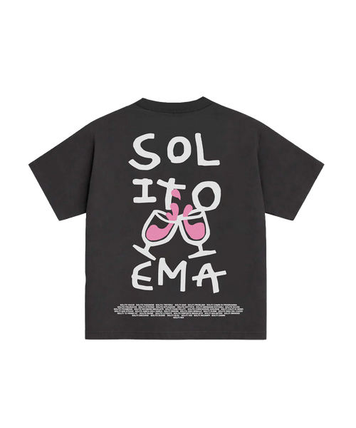 T-shirt nera "Solito CINema"
