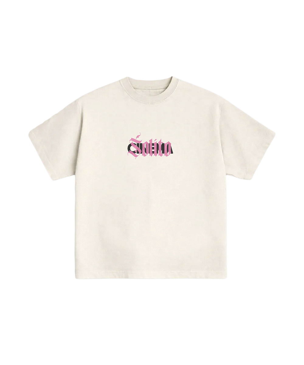 T-shirt off wht "Solito Cinema"